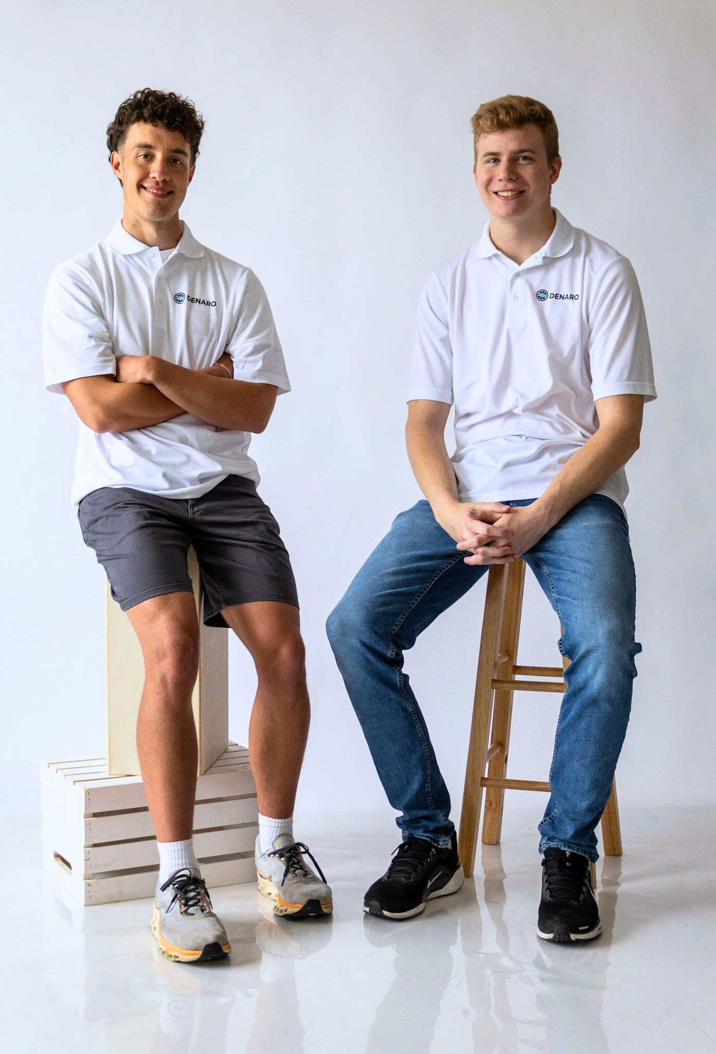 Ashton Inman and Trevor Blackburn, co-founders of Denaro