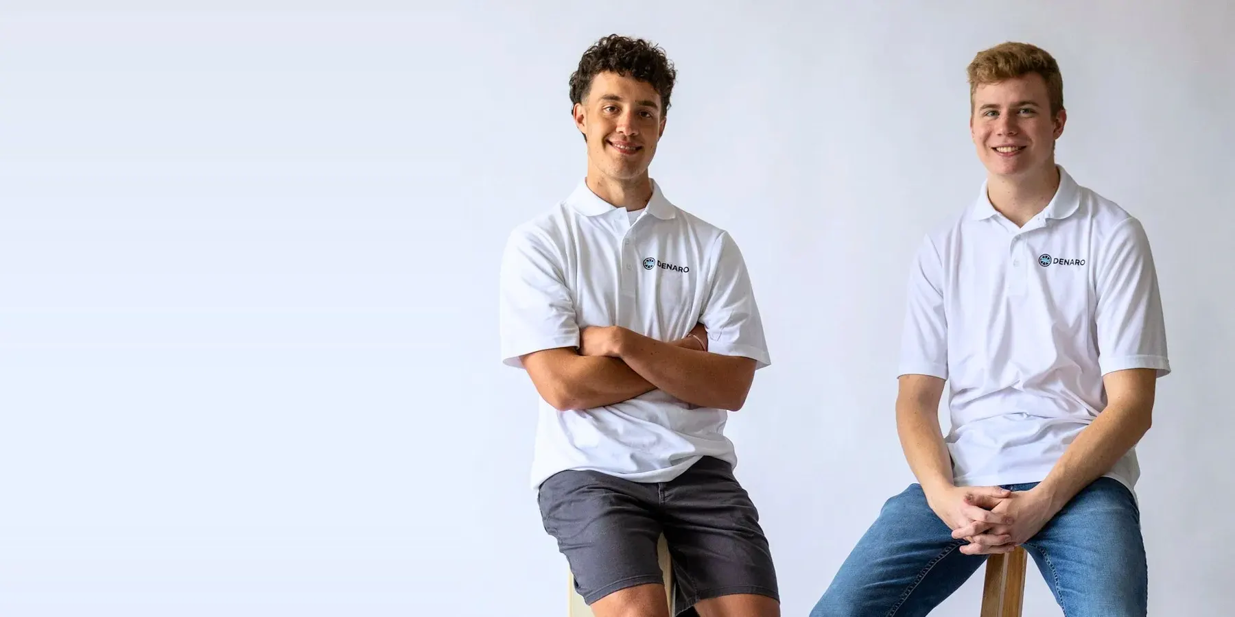 Ashton Inman and Trevor Blackburn, co-founders of Denaro